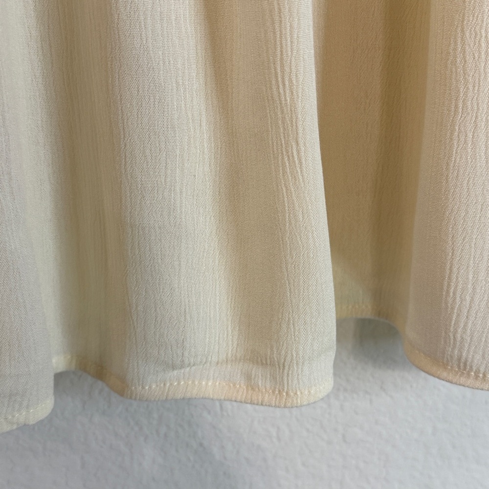 🆕 Boho Western Lace-Tiered Maxi Skirt – Antique White – XL 🆕 - Picture 14 of 16